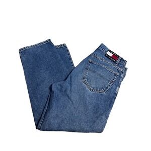 Vintage Tommy Hilfiger Jeans Men’s 36x30 Straight Leg Classic Denim Blue